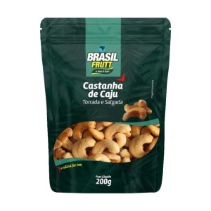 BRASIL FRUTT CASTANHA DE CAJU TORRADA SALGADA PCT 200G