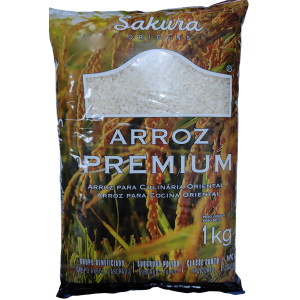 ARROZ SAKURA KOSHI HIKARI GRAO CURTO 1KG