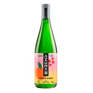 AZUMA SAKE FLAVORS TANGERINA E PIMENTA ROSA 740ML