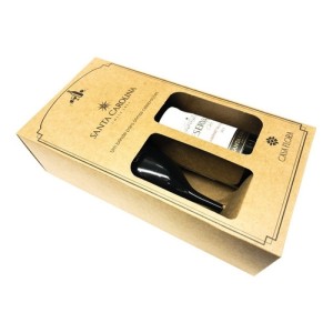 KIT VINHO STA CAROLINA RESERVADO CAB. SAUVIGNON + TACA