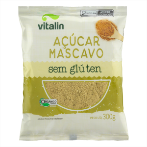 VITALIN ACUCAR MASCAVO SEM GLUTEN 300G