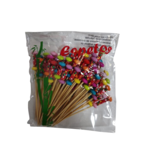 SHIKI ESPETO DECORADO 2 BOL. 9CM 50UN JM-307