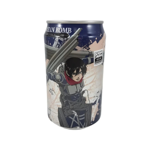 OCEAN BOMB ATTACK ON TITAN MIKASA REFRIGERANTE CHA DE FRUTAS 330ML