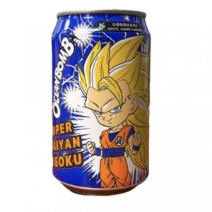 DRAGON BALL SUPER SAIYAN REFRIGERANTE SABOR UVA BRANCA 330ML