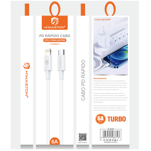 HMASTON CABO PD CARREGADOR 1M SJX04 TIPO-C LIGHTING
