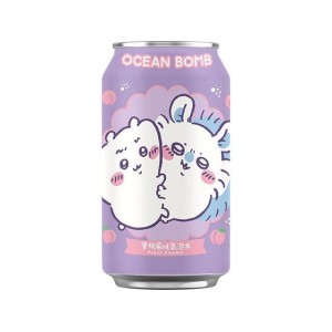 OCEAN BOMB MOMONGA E CHIIKAWA REFRIGERANTE PESSEGO 330ML