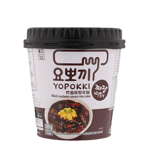 YP YOPOKKI C/ MOLHO SOJA PRETA POTE 120G