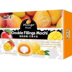 BAMBOO MOTI C/ RECHEIO DUPLO SABOR LEITE E MANGA 180G