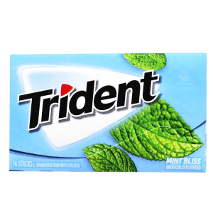 TRIDENT CHICLETE MINT BLISS 26,6G