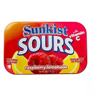 SUNKIST BALA RASPBERRY LEMONADE ZERO ACUCAR 50G