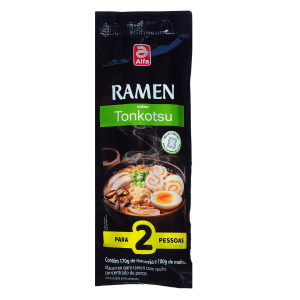 ALFA KIT MACARRAO RAMEN+MOLHO SABOR TONKOTSU 270G