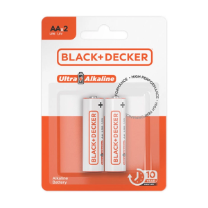 BLACK+DECKER PILHA ALCALINA LR6 1,5V AAX2UN