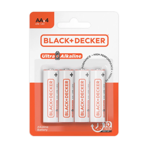 BLACK+DECKER PILHA ALCALINA LR6 1,5V AAX4UN