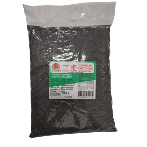 GERGELIM PRETO CRU 1KG CASA FORTE