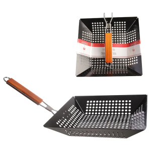 HAUSKRAFT GRELHA P/ CHURRASCO QUAD PRETA 30CM BBQ-002