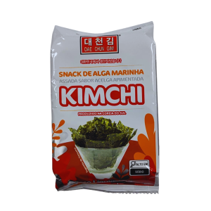 GIM SNACK DE ALGA MARINHA ASSADA SABOR KIMCHI 4G
