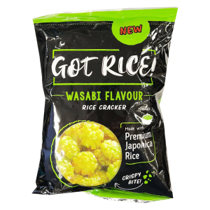 WANT WANT BISCOITO DE ARROZ SABOR WASABI 85G