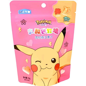 LEDA BALA DE GOMA SABORES POKEMON C/ CALCIO 75G