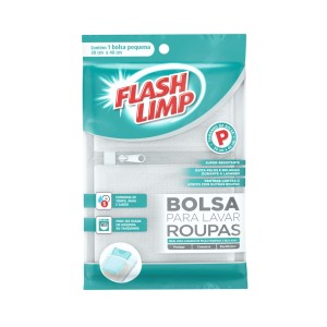 FLASH LIMP BOLSA P/ LAVAR ROUPAS 30X40CM LAV7726