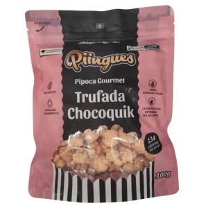 PIINGUES PIPOCA GOURMET TRUFADA CHOCOQUIK 100G