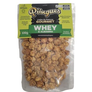 PIINGUES PIPOCA GOURMET C/ WHEY E ALBUMINA 100G