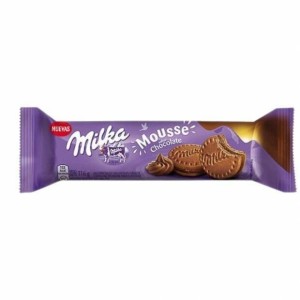 BISCOITO MILKA MOUSSE SABOR CHOCOLATE 124G